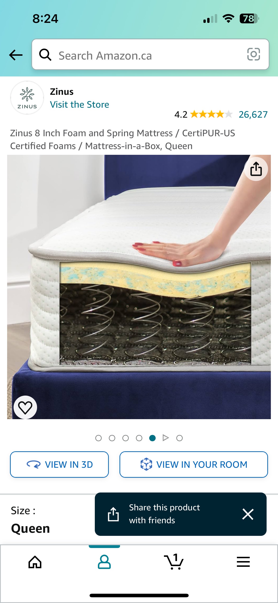 Moving out sale: queen mattress + pillows - photo 3