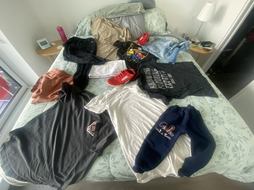 FREECYCLE!!! Bag 2 - Assorted clothing in various sizes. - photo 2