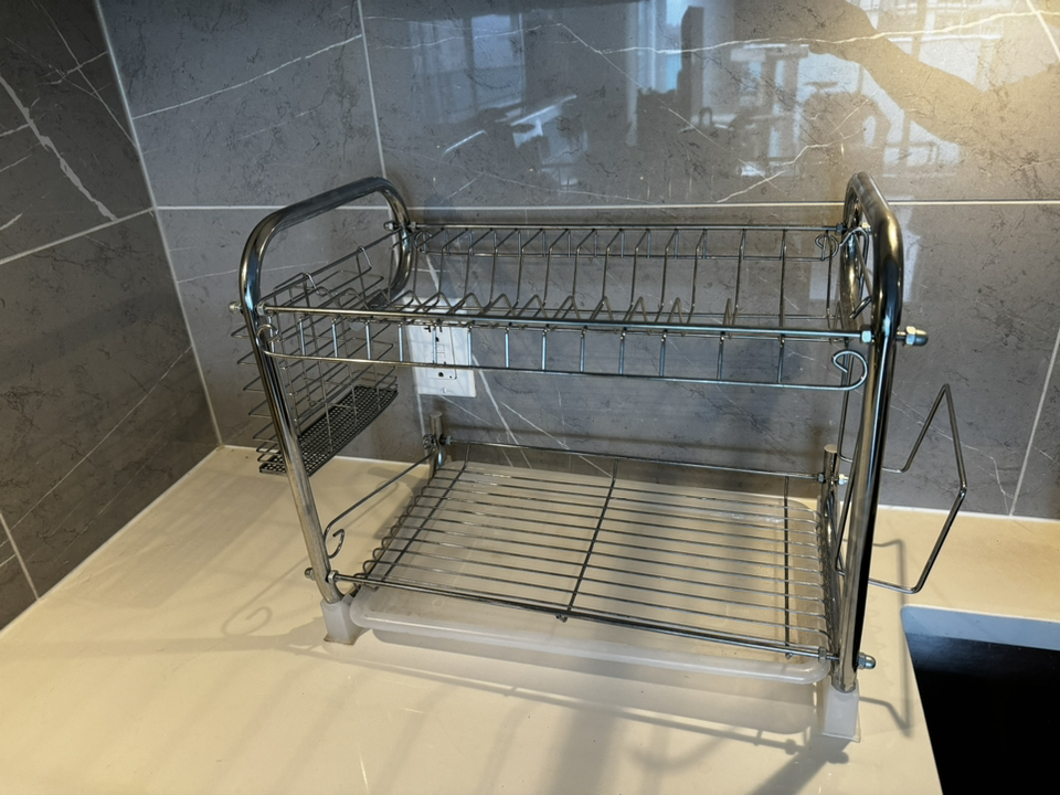 Stainless steel dish drying rack - photo 3