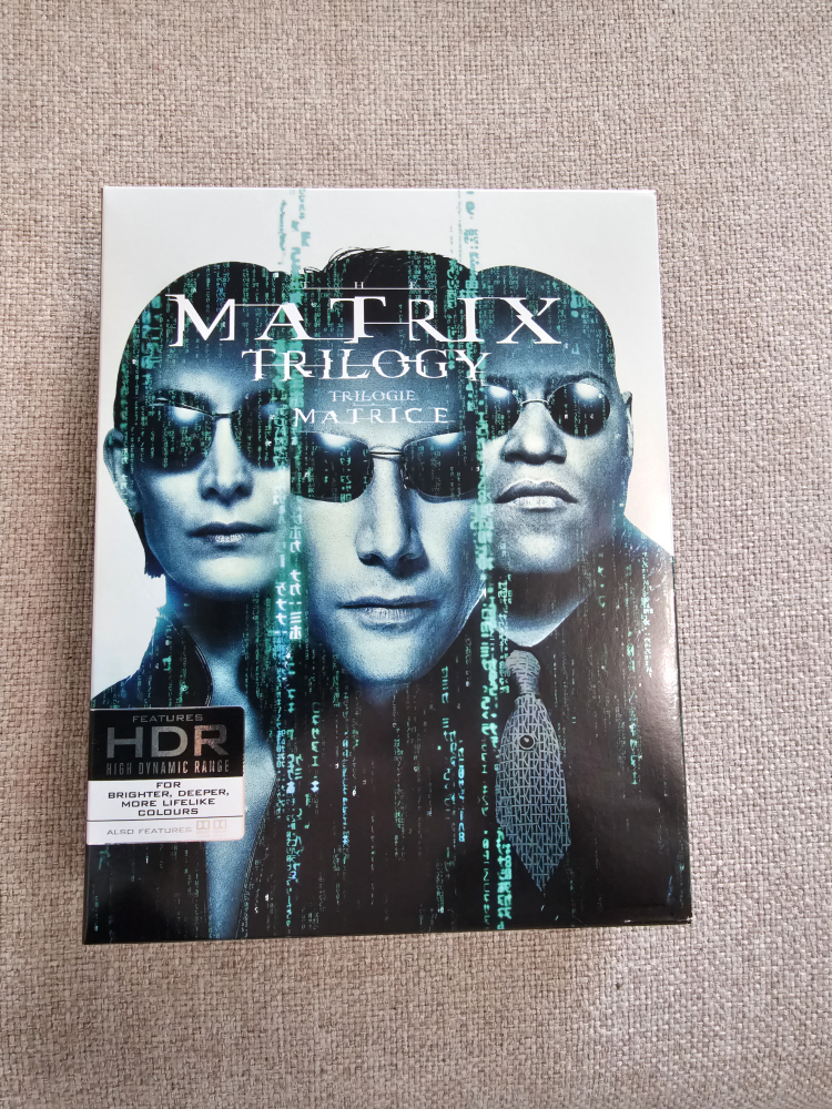 The Matrix 4k UHD Trilogy box set