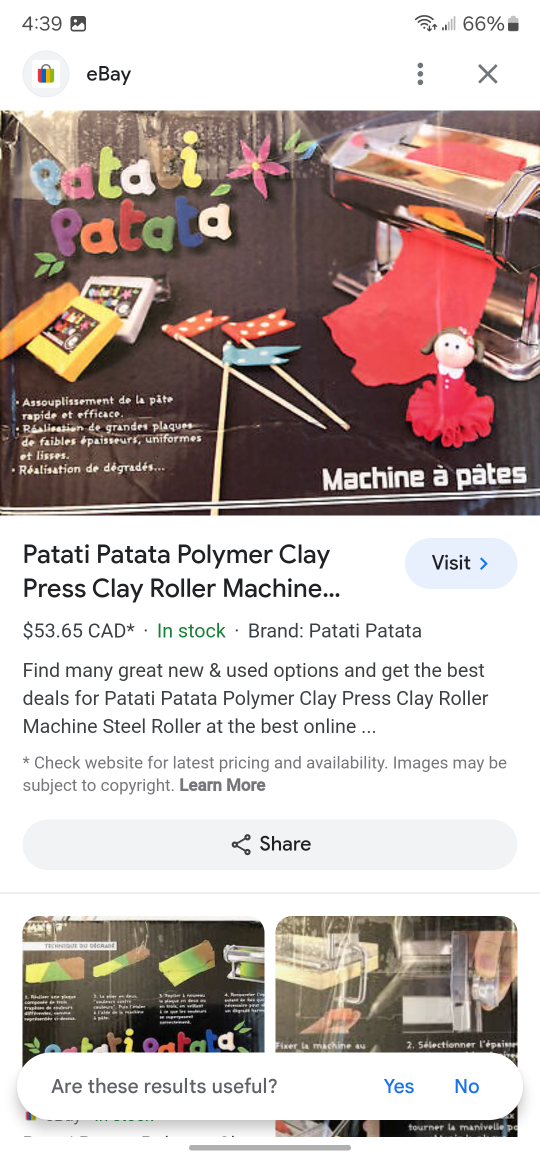 polymer clay press clay roller new with earring making