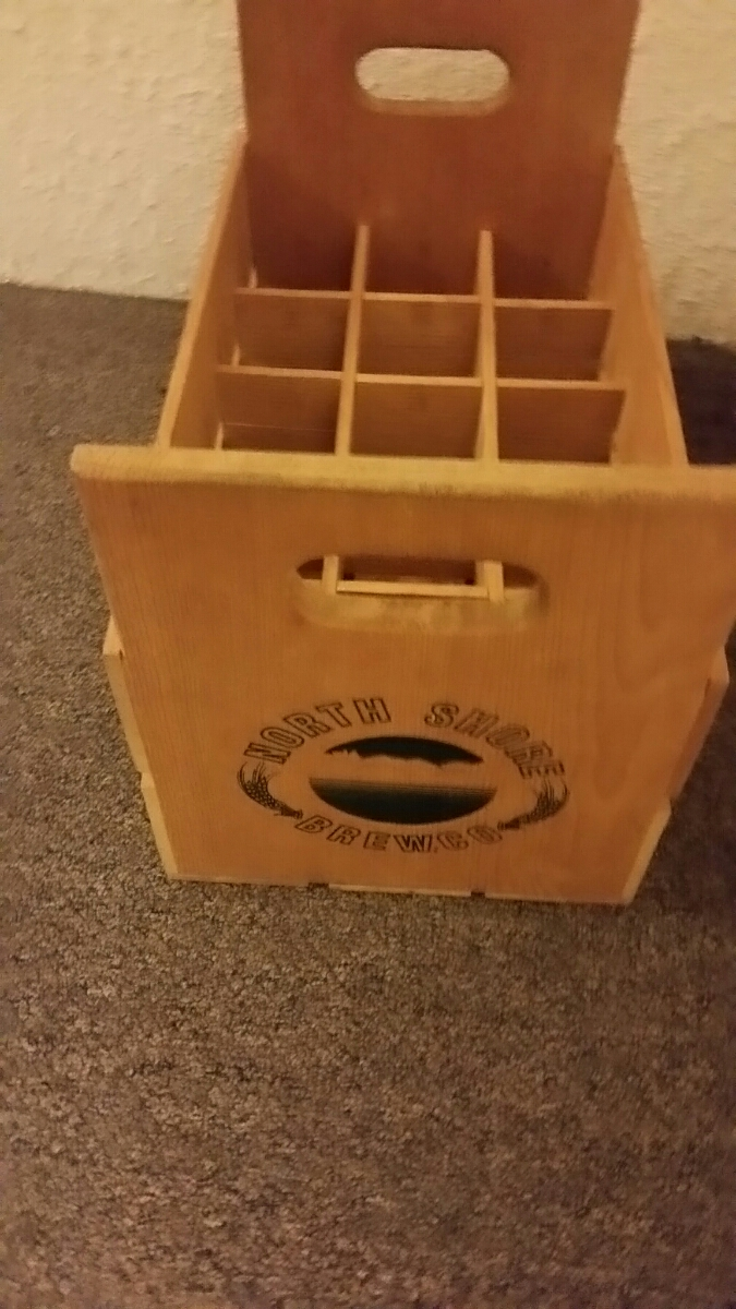 Vintage wood transport bottle case for wine, liquor, beer image indicator(2)