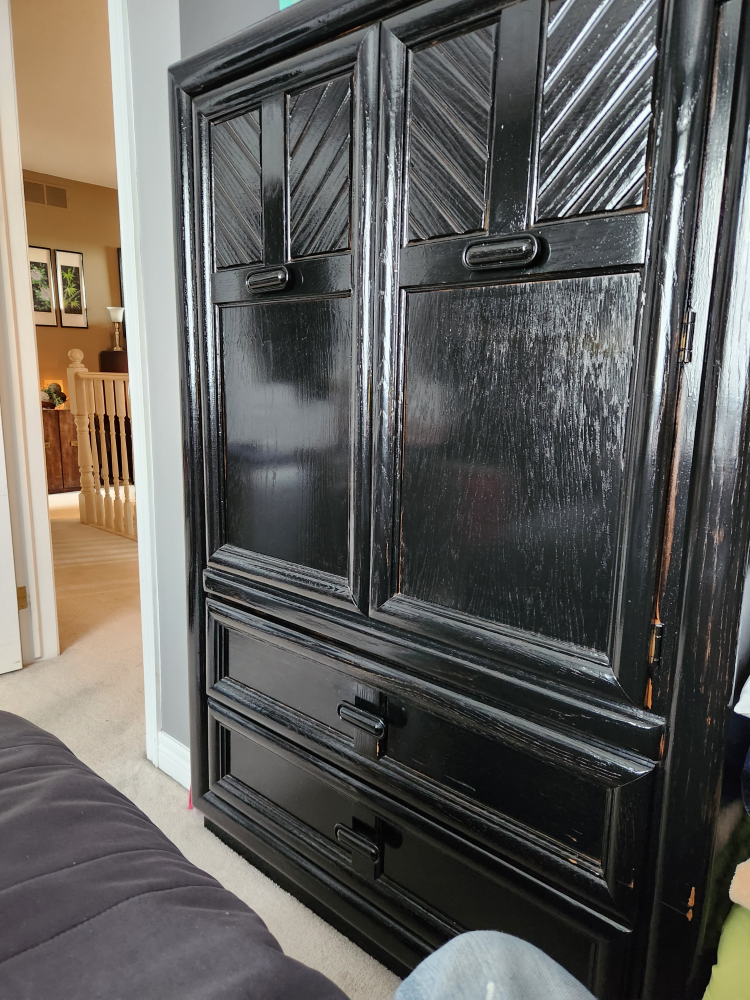 oak armoire