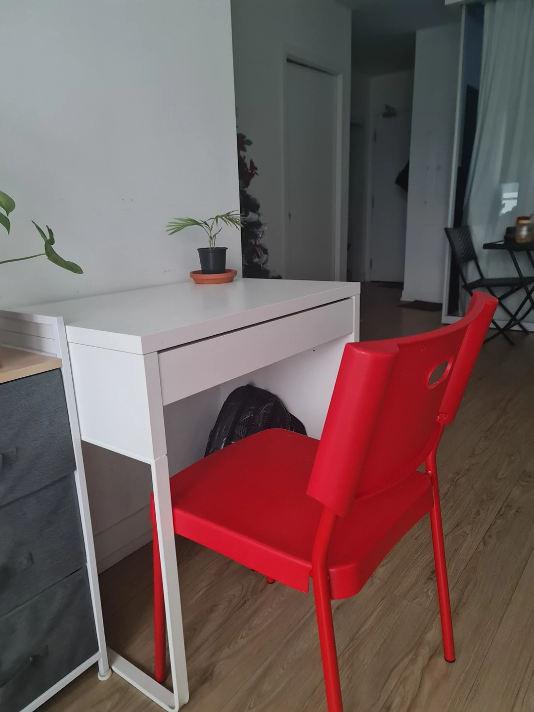 Ikea desk and chair