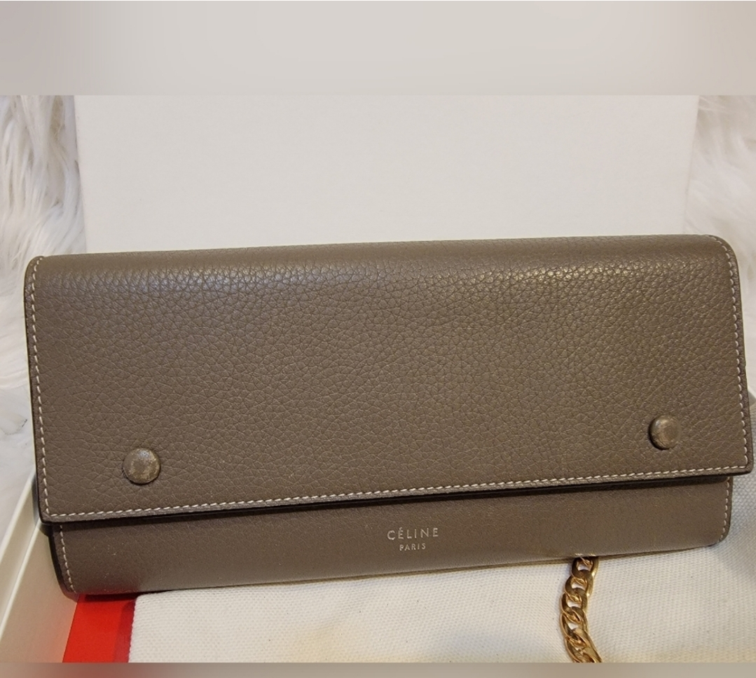 Authentic CELINE2017 Leather Continental Wallet - photo 4
