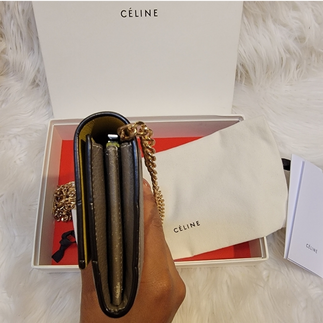 Authentic CELINE2017 Leather Continental Wallet - photo 5
