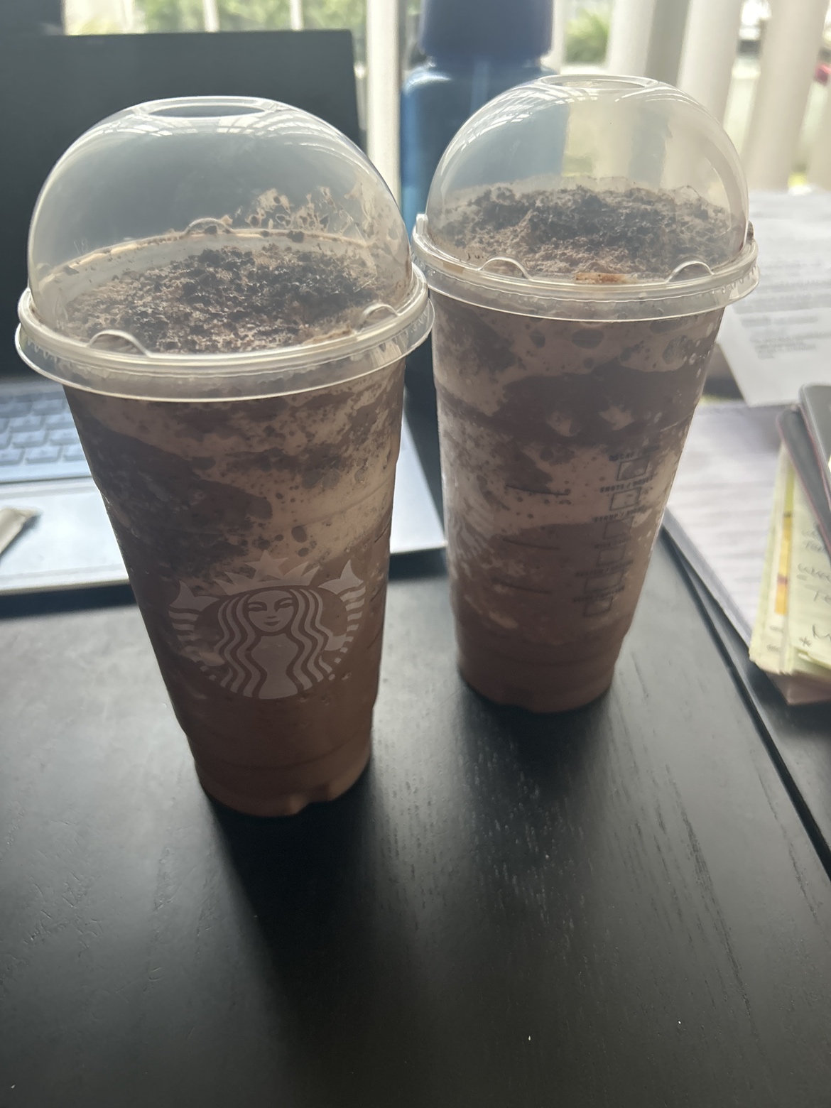 Double chocolate chip Frappuccino
