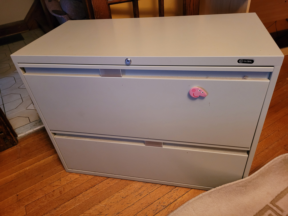 2 drawer lateral file cabinet