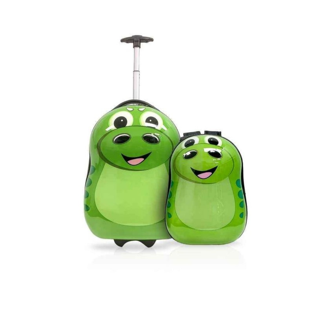 DINOSOUROUS 2 PC (16", 13") Kids Luggage Suitcase Set image indicator(2)