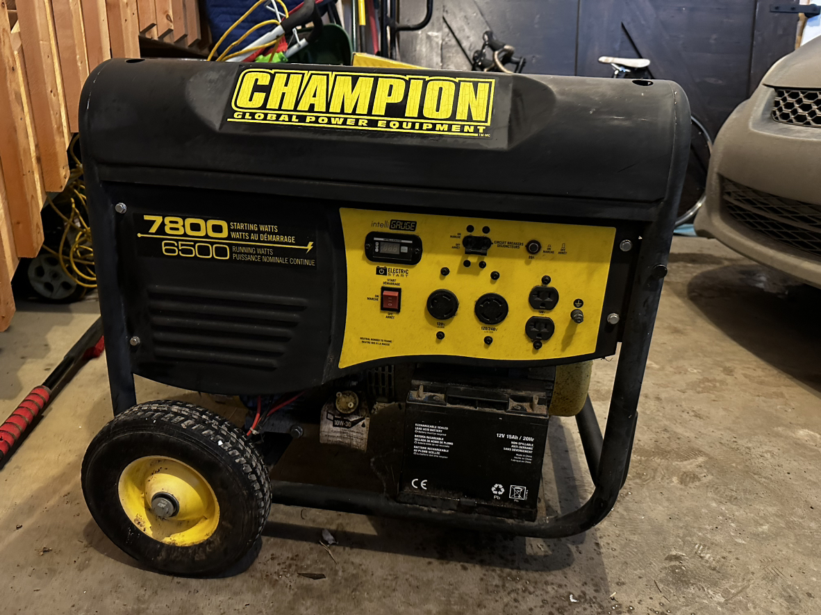 Champion Generator 7800w NEW and unused!