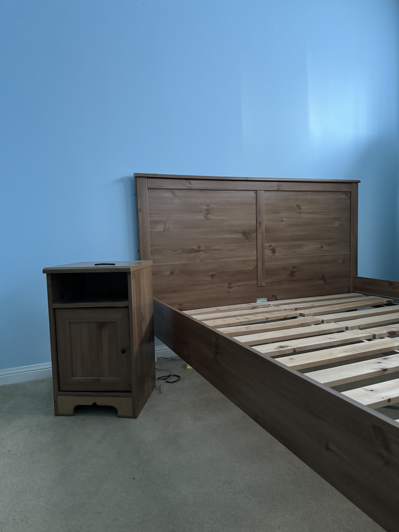IKEA Bed and nightstand