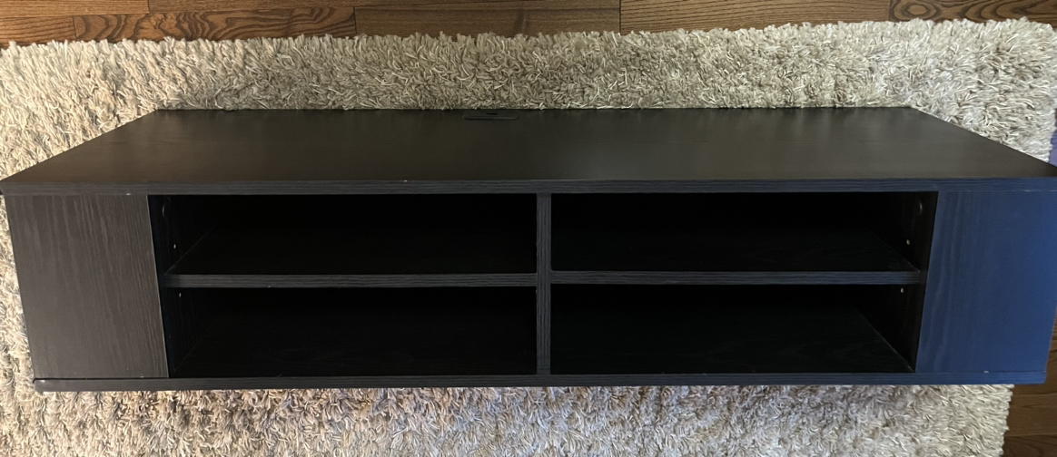 TV stand with shelves for TV up to 55” image indicator(4)