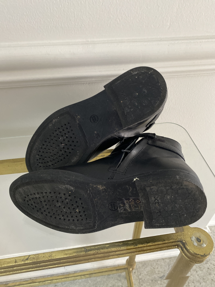 Geox Black Ankle Boots size 36 image indicator(3)