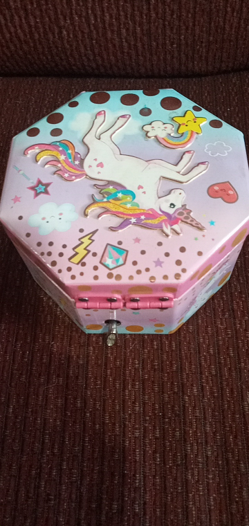 little girls unicorn musical jewelry box - photo 4