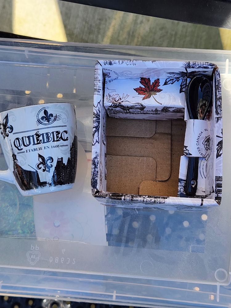 Quebec Tea Cup and Spoon thumbnail