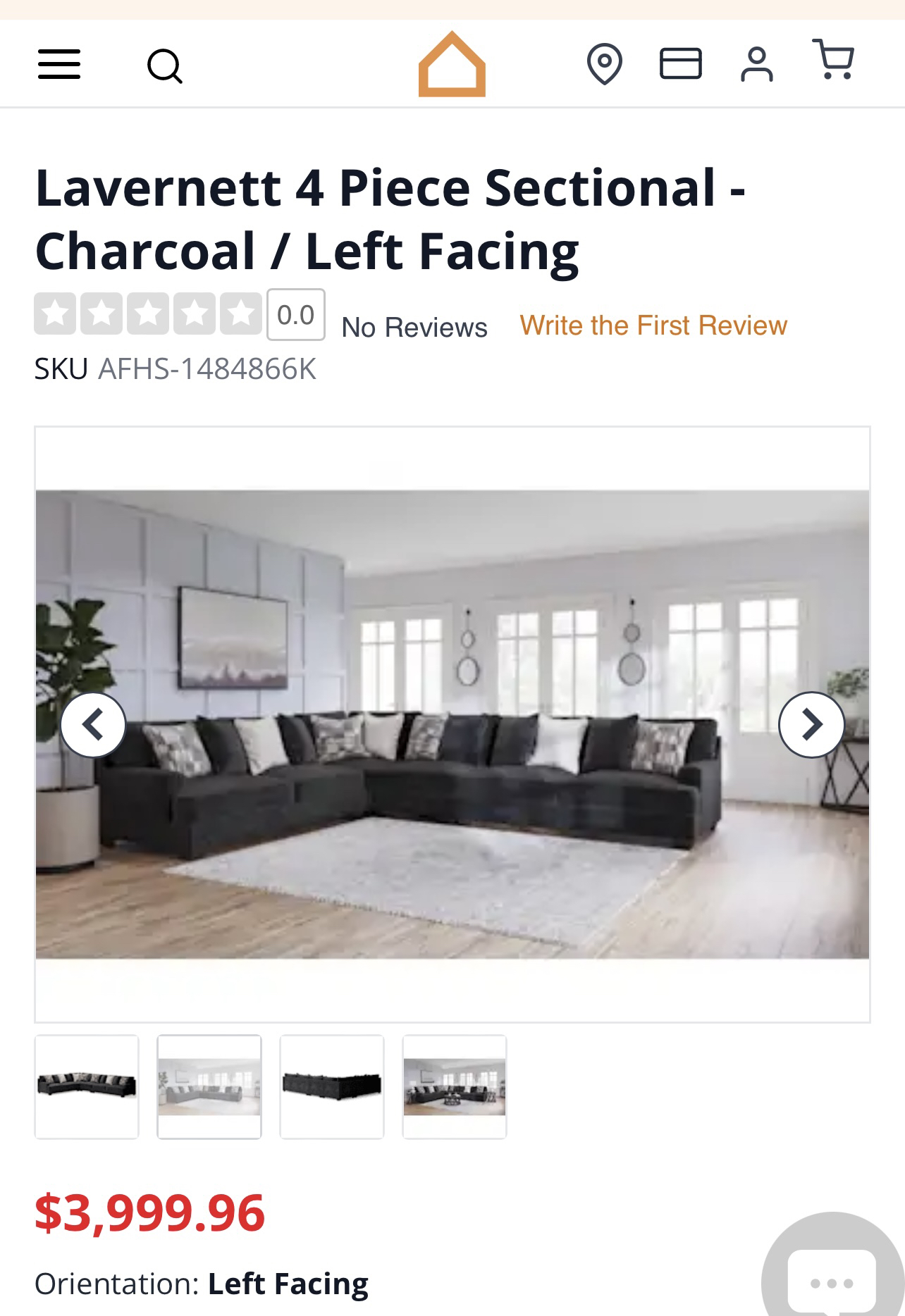 Sectional Sofa (6 piece) with cushions - photo 5