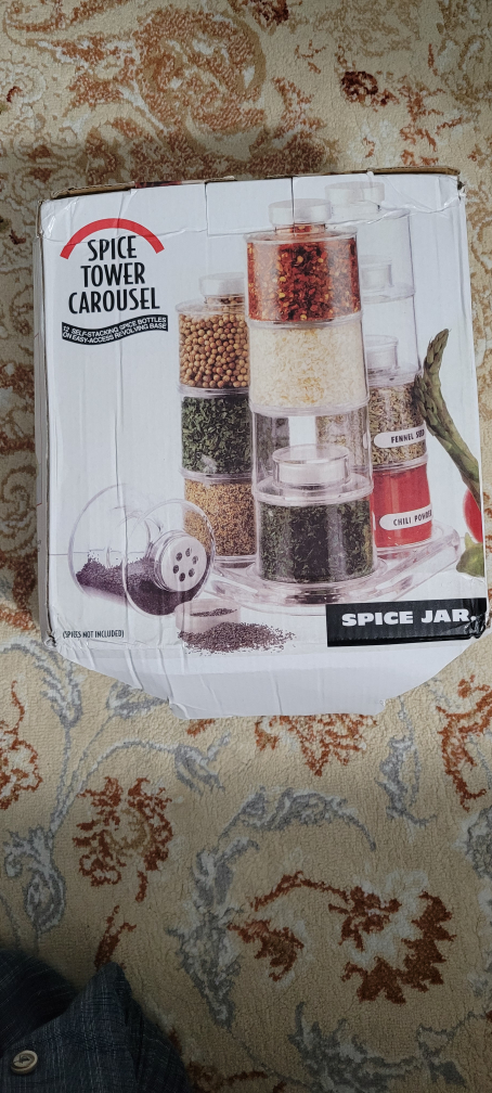 12,  5-oz Spice Jars- stackable and rotating image indicator(7)