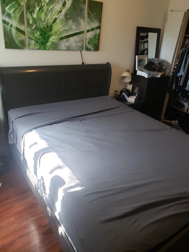 Queen bed frame & box spring - photo 3