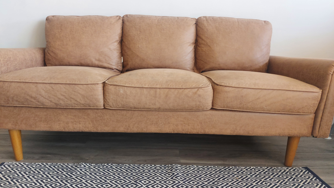 !!BEST DEAL!! Like new Wayfair Ainsley 73.6" Faux leather sofa thumbnail