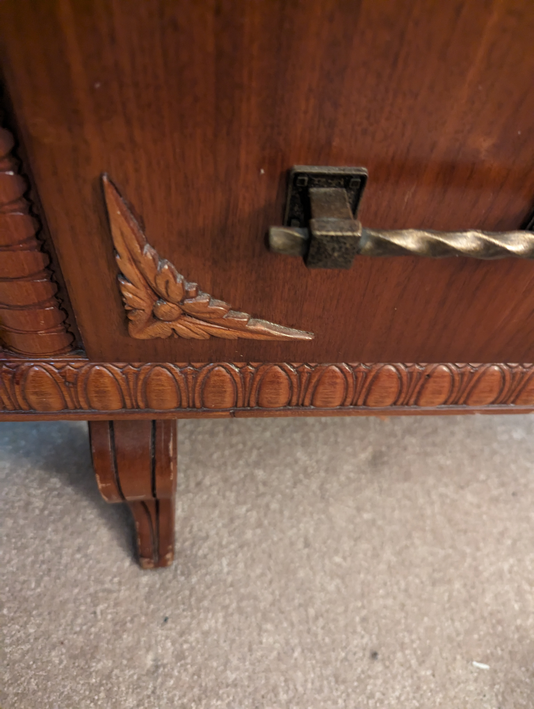 4 Piece Dresser Drawers With  Genuine Marble Top. $185. image indicator(4)