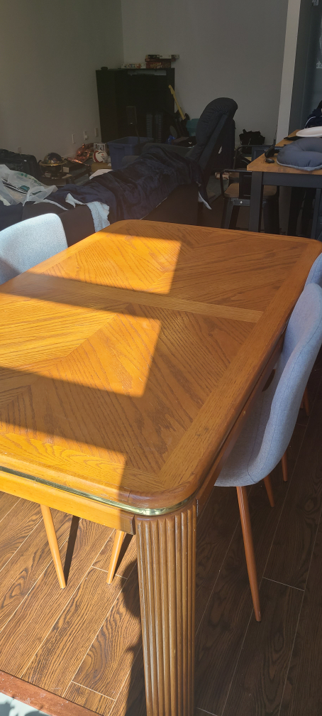 Solid wood kitchen/dining room table - photo 5