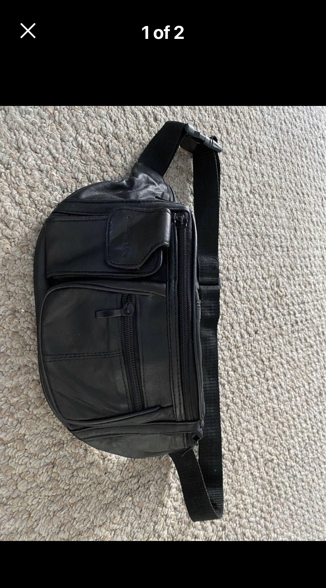 Leather Fanny pack - never used