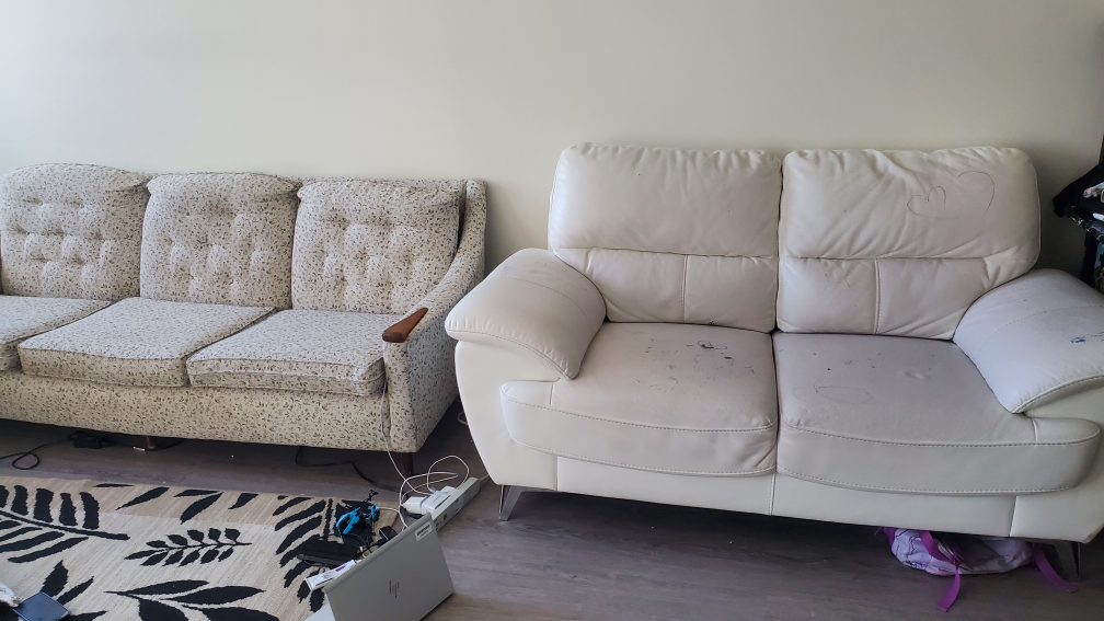 2 couch moving sale 14th March selling