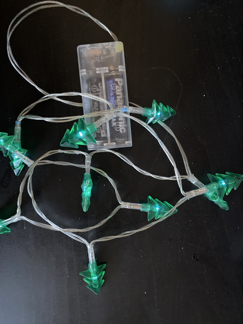 Star and tree string lights (battery not included) - photo 2