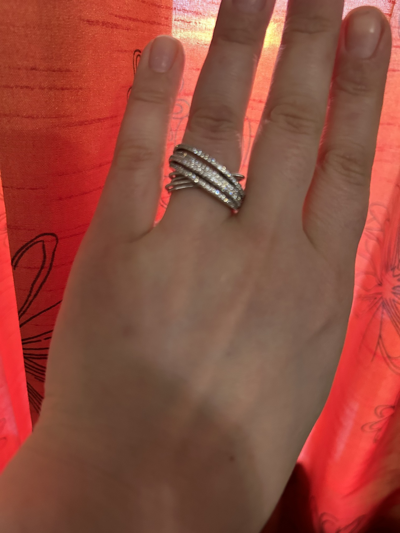Silver ring size 9 thumbnail