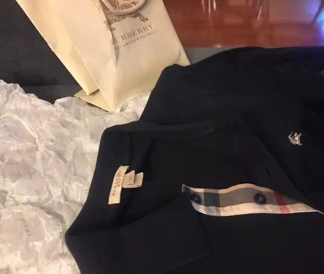 BURBERRY Monogram Long Sleeve Polo Shirt - photo 4