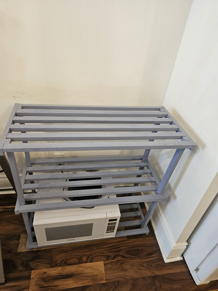 3 tier wooden rack - photo 2