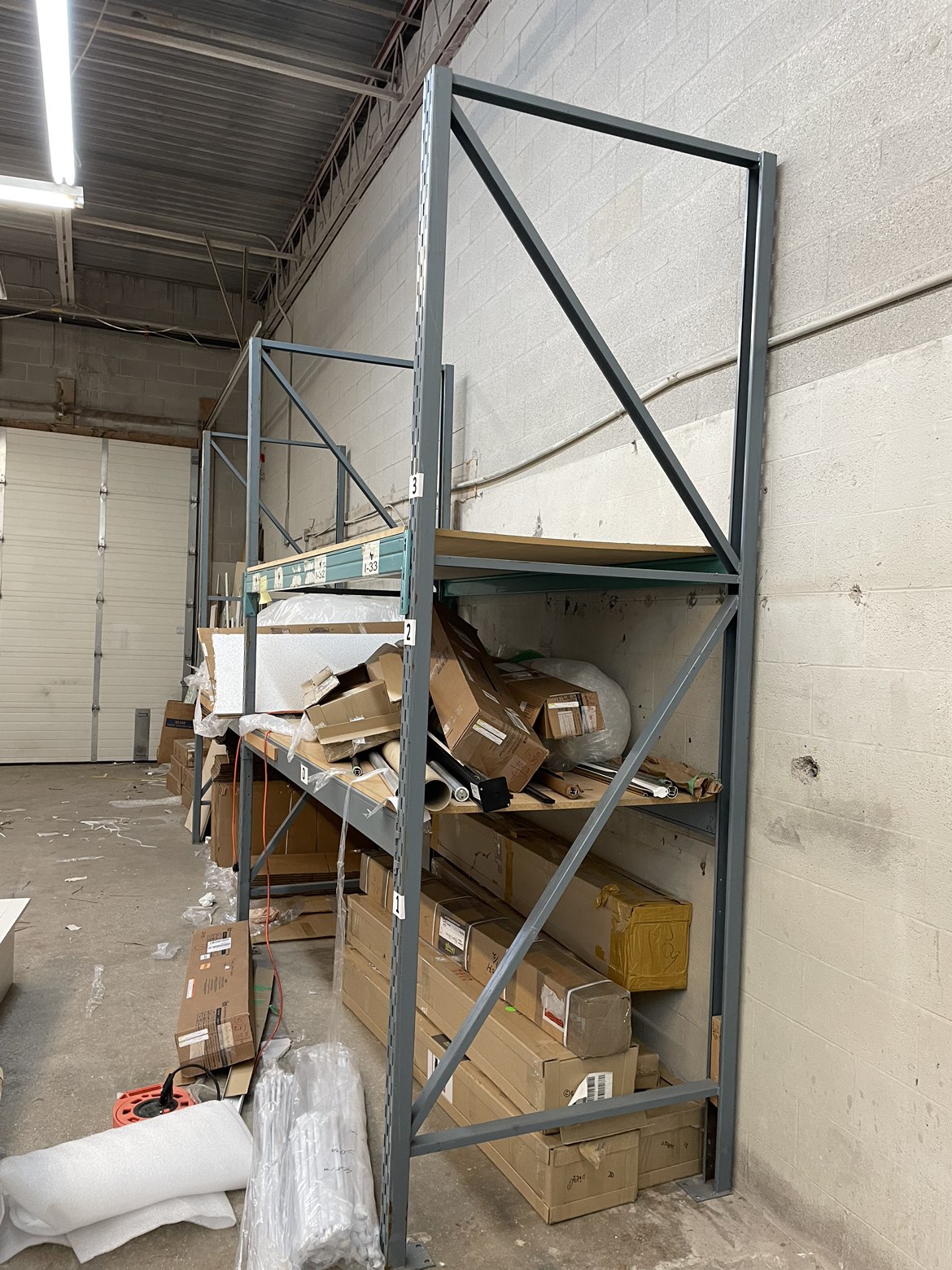 Pallet Steel Racks 10ft frame, 8 fr beams, 42” deep - photo 2