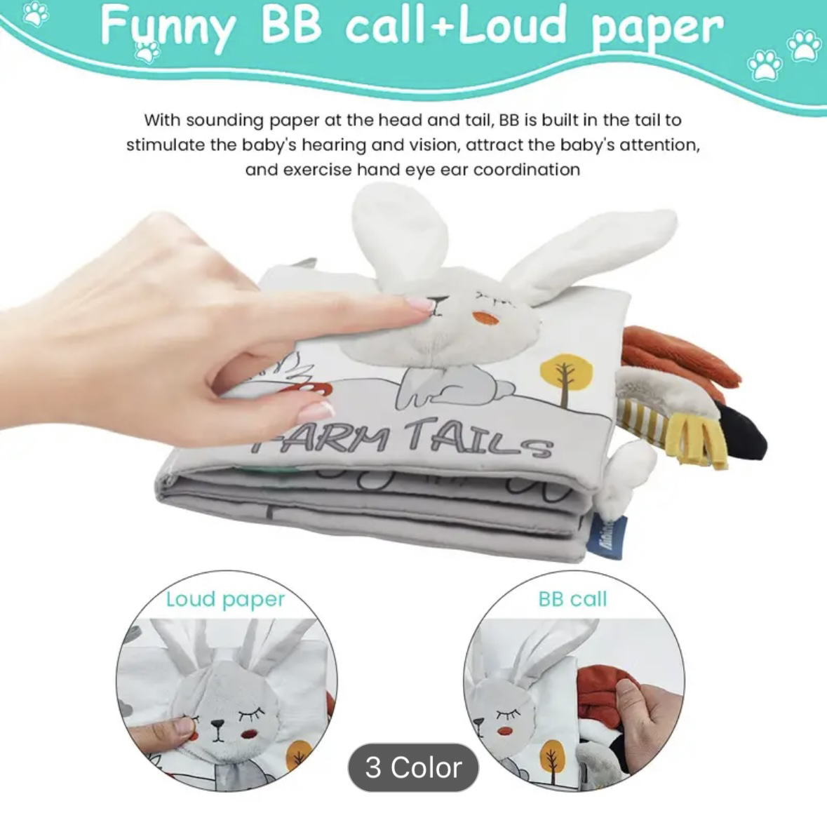 Baby Books Toys | Soft Toys Baby Cloth Books image indicator(3)