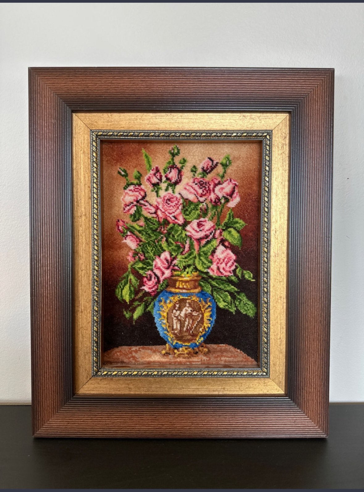 Floral carpet wall frame (New)