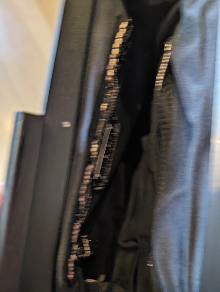 NINE WEST LACE AND WOOD CLUTCH image indicator(4)