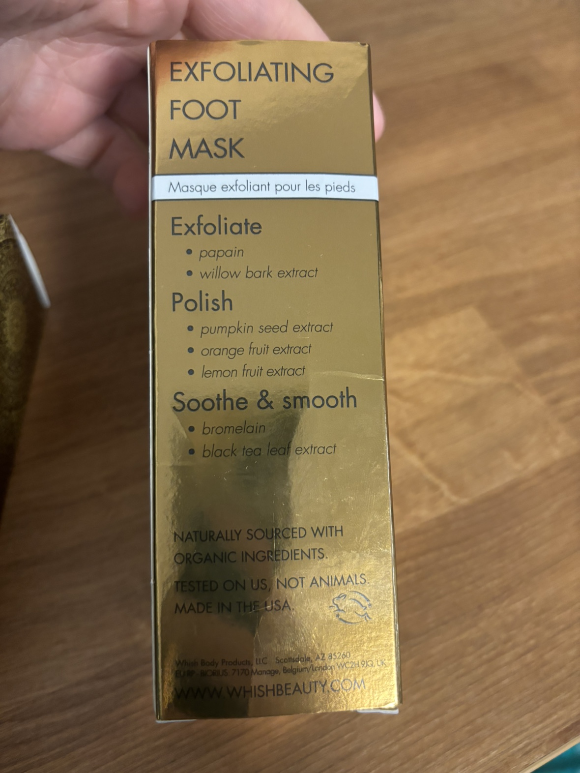 Whish foot mask thumbnail