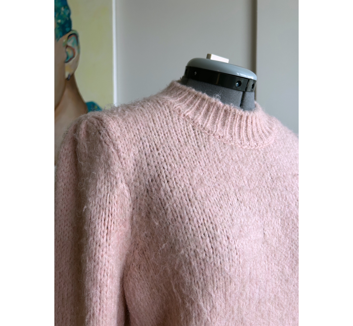 Vero Moda Pink Knit Sweater🥕 image indicator(2)