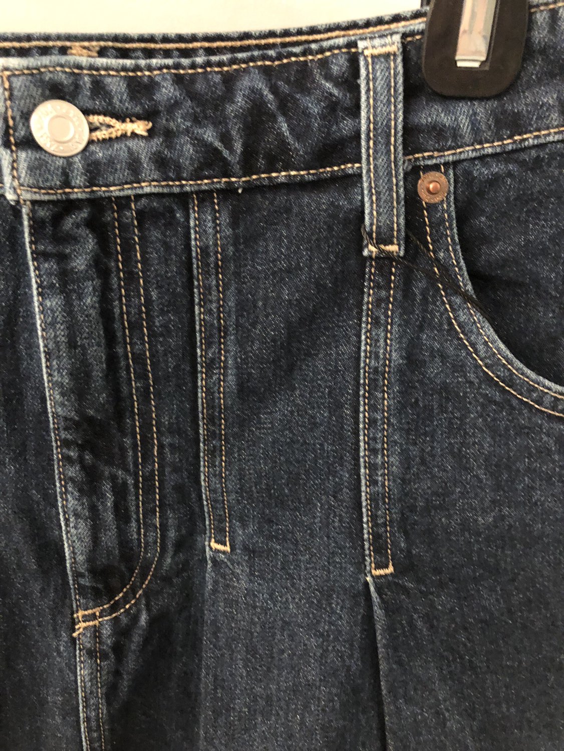 Zara denim pleated skirt - photo 3