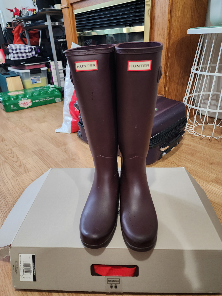 Tall hunter rainboots with box size6 image indicator(2)