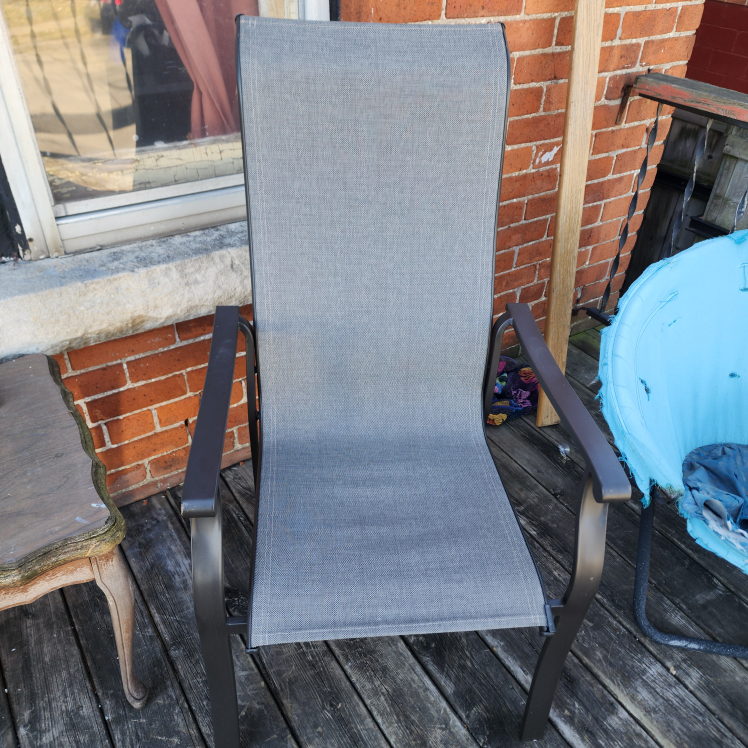 2 Outdoor rod iron chairs. Moving, need gone ASAP