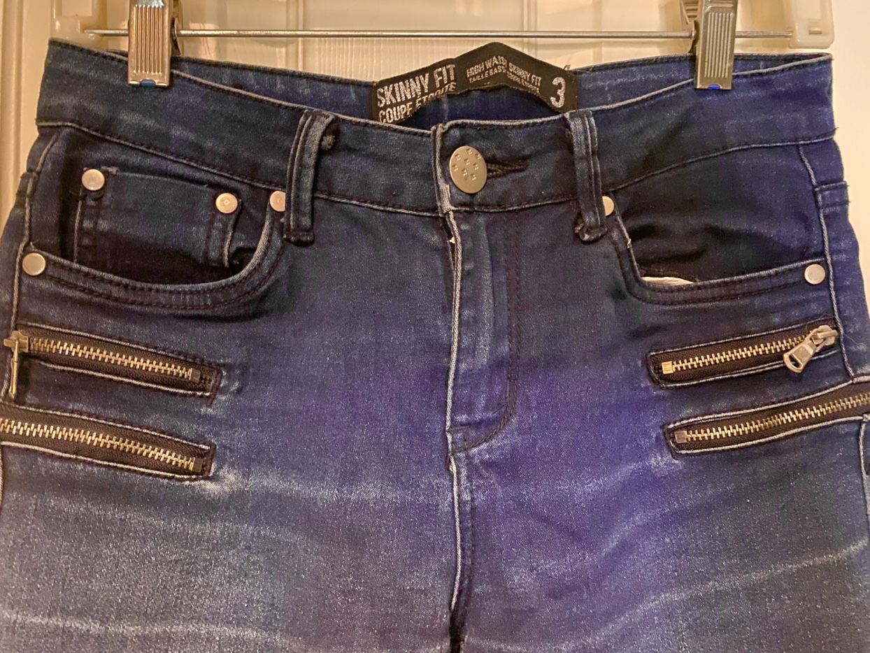 Skinny Fit Rich Blue Denim Size 3 stretch fit - photo 5