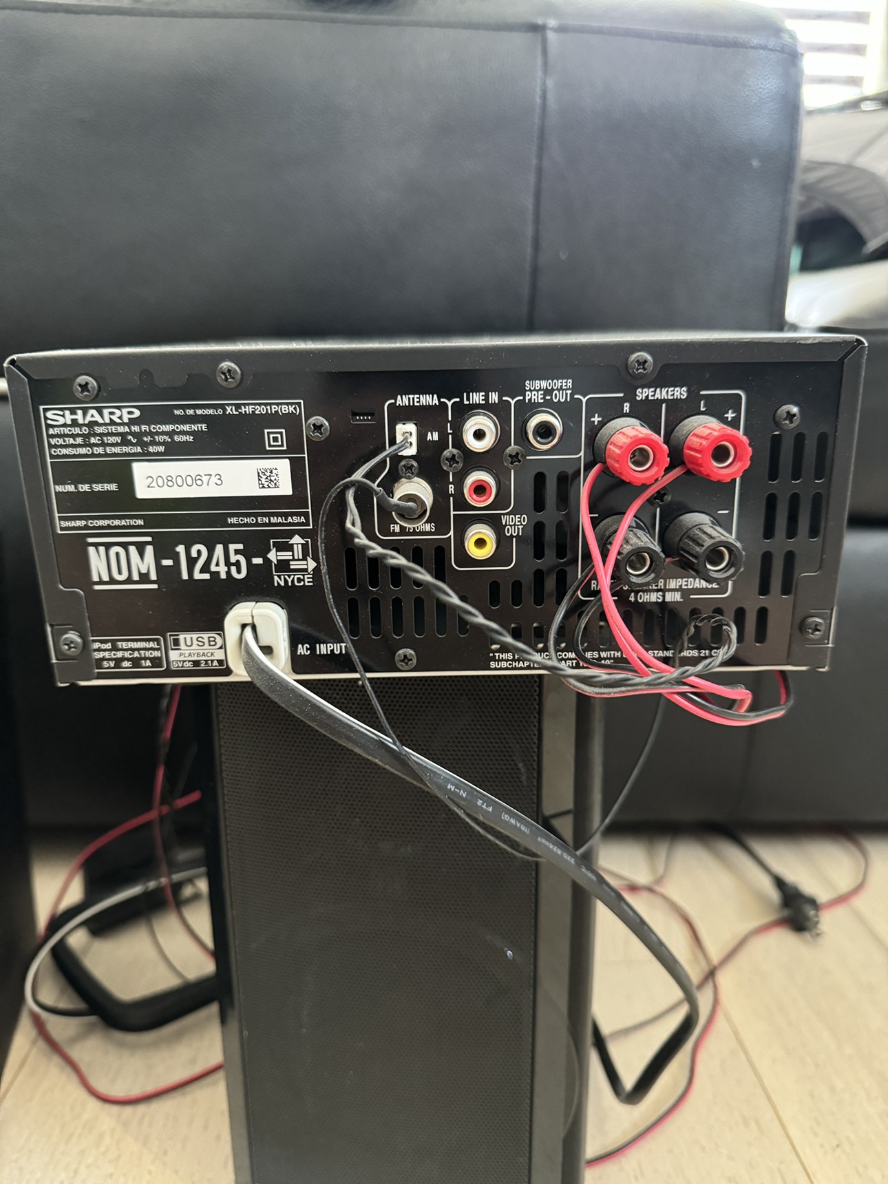 Sharp speaker system - photo 2