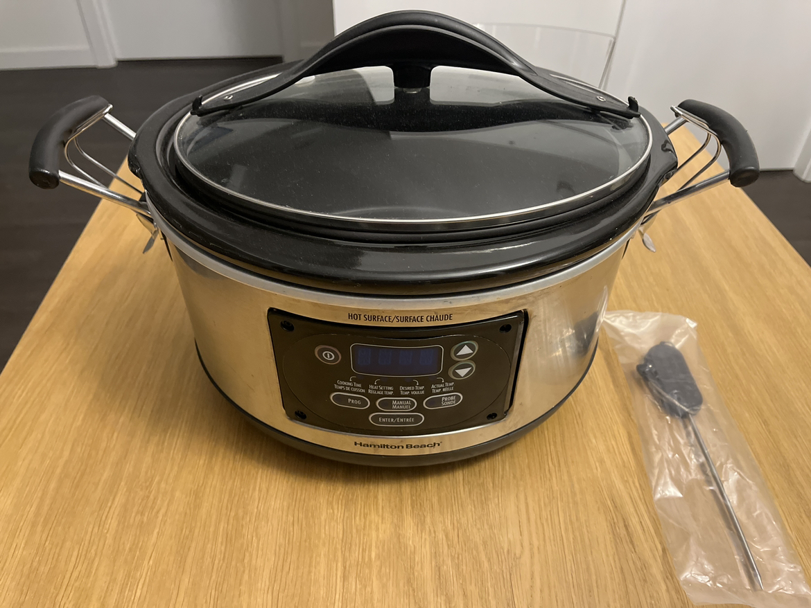 Hamilton Beach slow cooker with temperature probe - photo 2