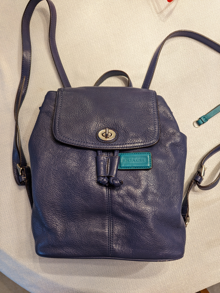Coach leather purse (back-pack)