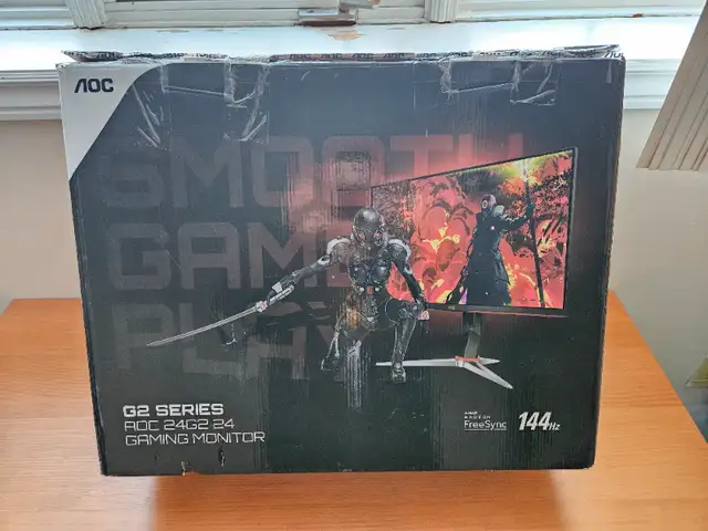 AOC 24G2 Monitor, FHD 1080P, 1ms 144Hz image indicator(4)