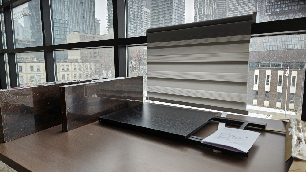 table shelves blind