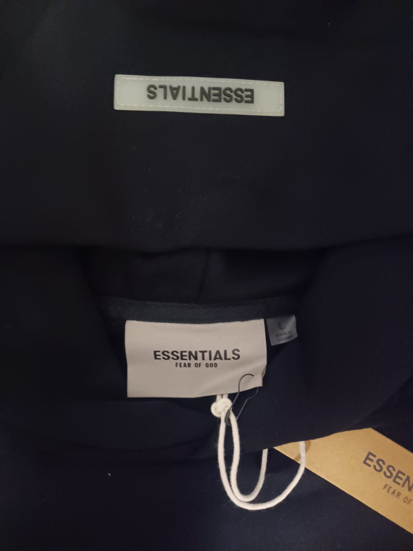 Black Essentials Hoodie Size Large - photo 3