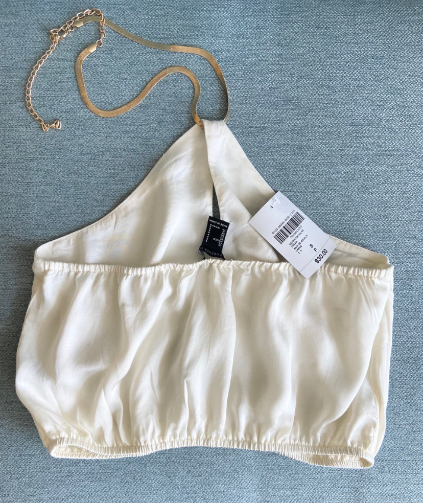 BNWT Crop Halter Top Forever 21, Size S - photo 3