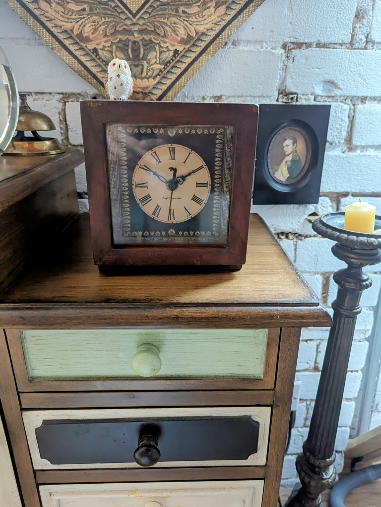 Vintage clock/letter holder thumbnail
