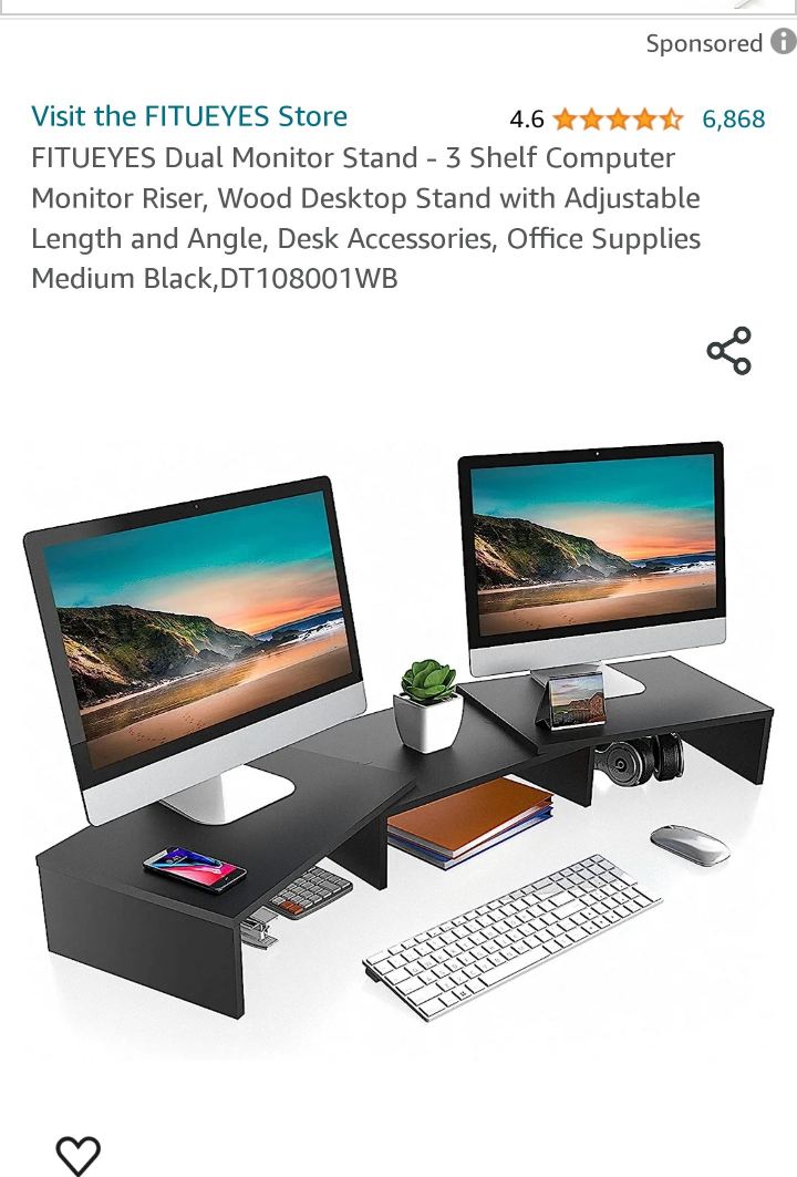 Extendable Monitor Stand - photo 2